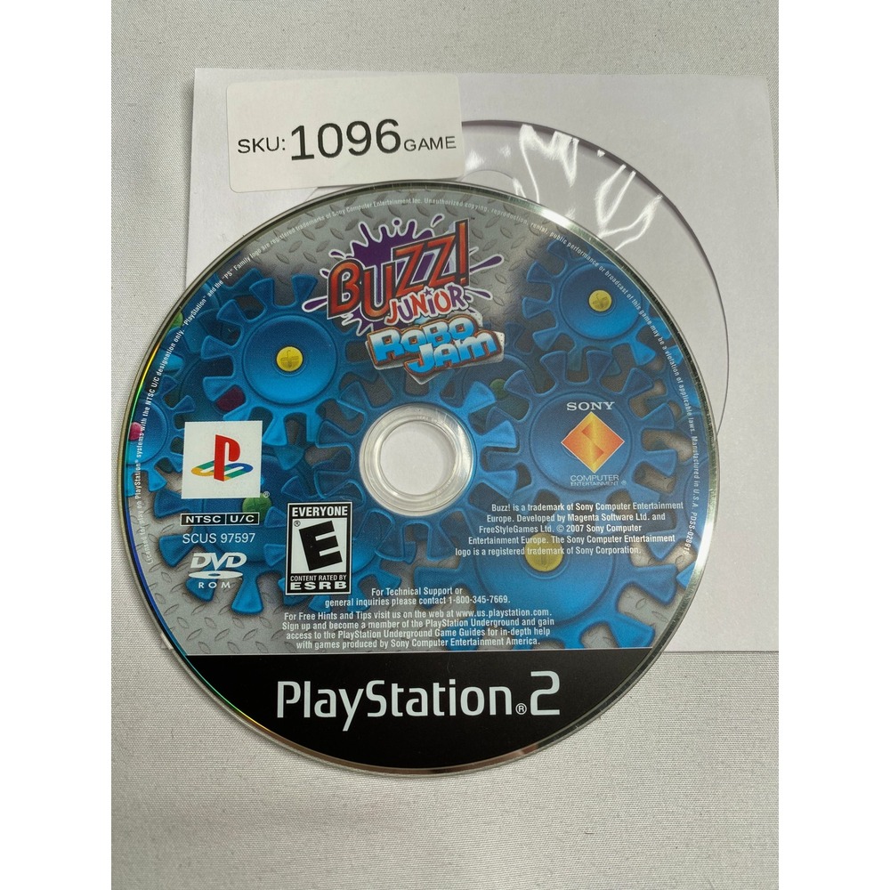 Buzz Junior Robo Jam Sony PlayStation 2